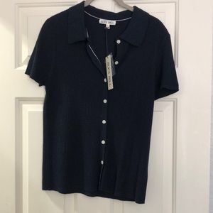 Alex Mill Suzanne Ribbed Polo